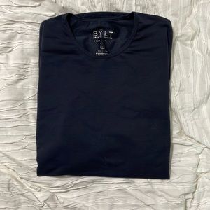 Bylt Basics Drop-Cut: Lux Short Sleeve Tee-Navy-XL